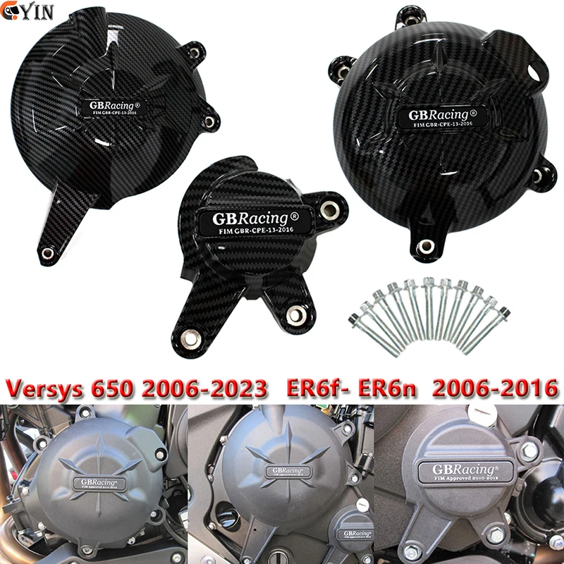 For KAWASAKI ER6N 06-16 ER6F2006-2016 VERSYS 650 06-23 Motorcycle accessories Engine Cover Protection for GB Racing Engine Cover
For KAWASAKI ER6N 06-16 ER6F2006-2016 VERSYS 650 06-23 Motorcycle accessories Engine Cover Protection for GB Racing Engine Cover
