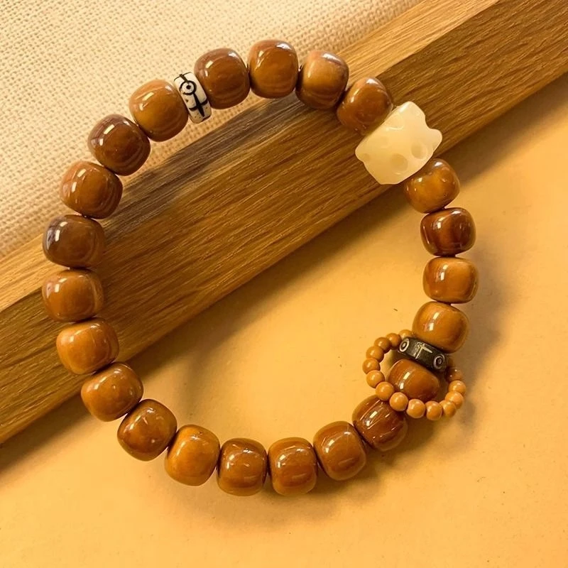 Premium Cook Bracelet, Single-Loop Bodhi Seed , Soft and Flexible, Men's Buddhist Prayer Beads, Unisex Wenwan Bracel
Premium Cook Bracelet, Single-Loop Bodhi Seed , Soft and Flexible, Men's Buddhist Prayer Beads, Unisex Wenwan Bracel