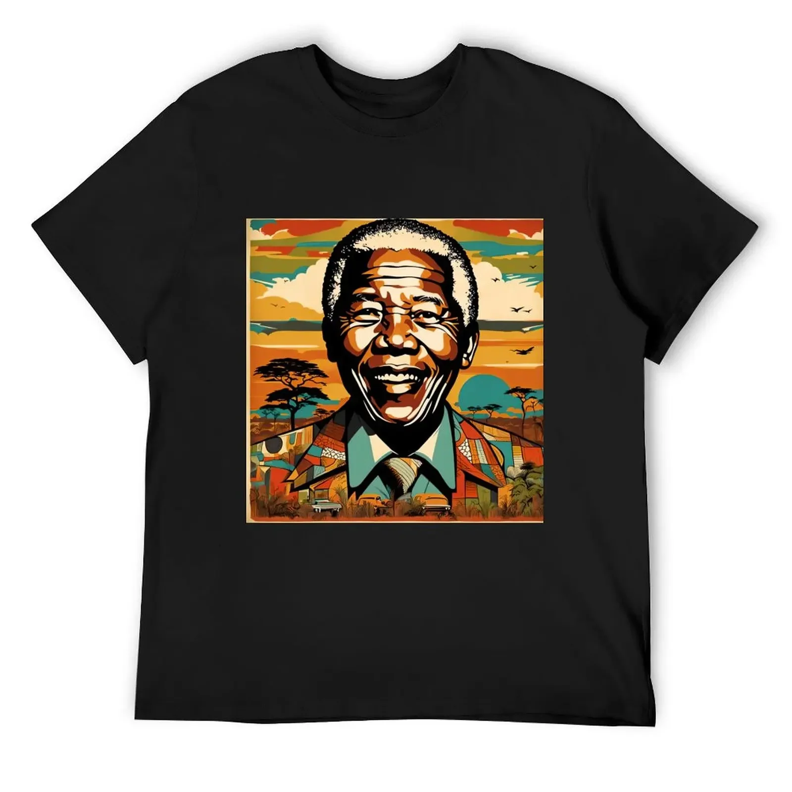 Nelson Mandela T-Shirt cotton man t-shirts boys whites plus size tops t shirts for men pack
Nelson Mandela T-Shirt cotton man t-shirts boys whites plus size tops t shirts for men pack