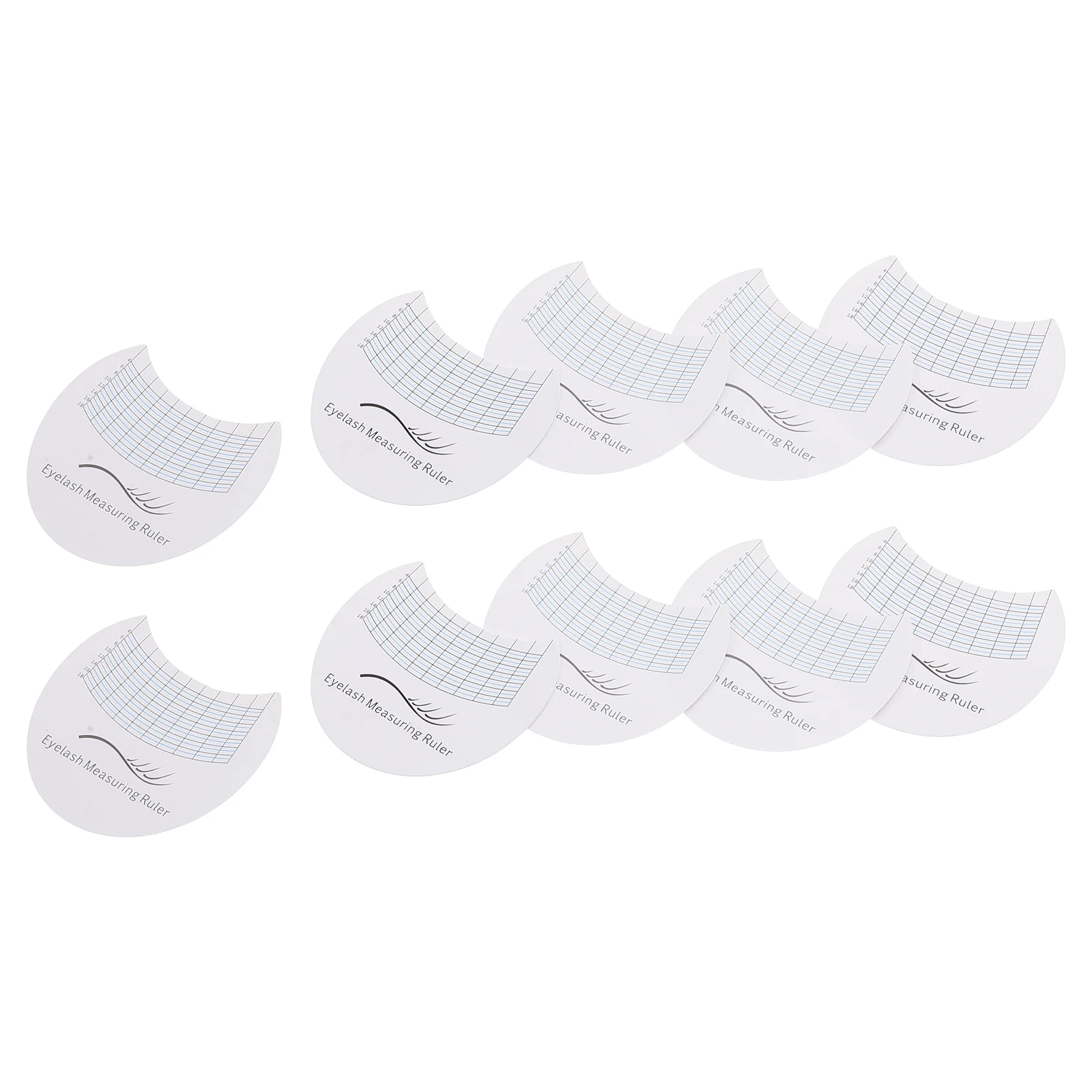 10 Pcs Eyelash Measurement Card Curling Tool Size Ruler Length Gauge Durable Plastic Lash Extension Aid Precision Symmetry
10 Pcs Eyelash Measurement Card Curling Tool Size Ruler Length Gauge Durable Plastic Lash Extension Aid Precision Symmetry