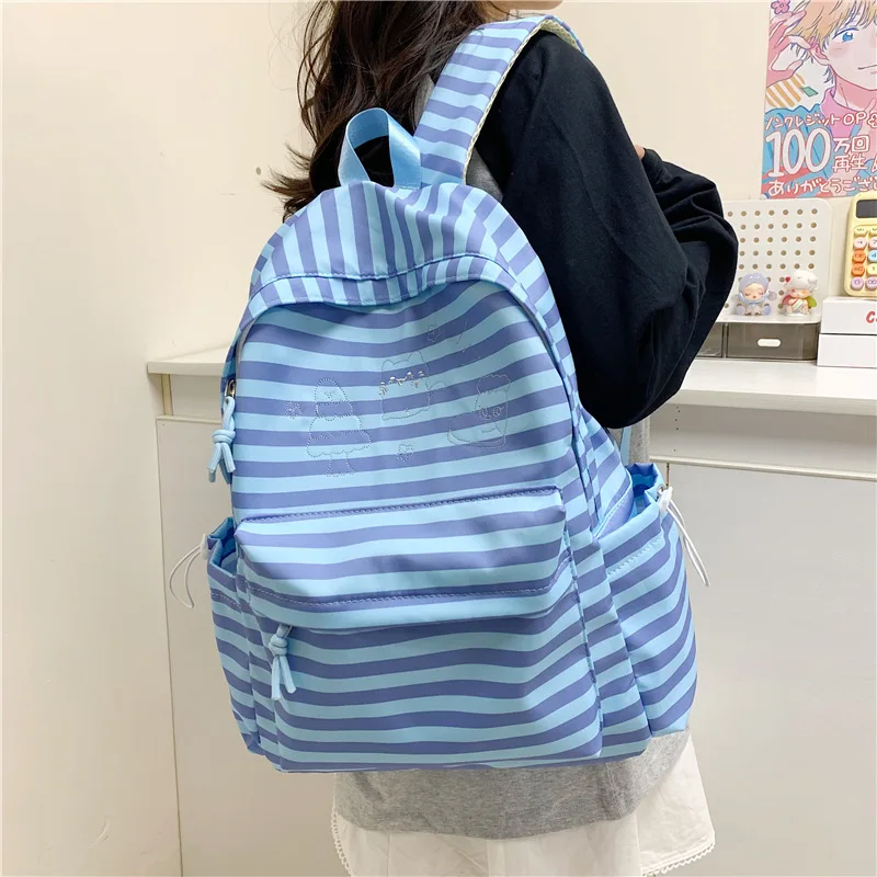 Корейский рюкзак Ins Sweet Stripe для учащихся младших и старшеклассников, легкие рюкзаки большой вместимости
Корейский рюкзак Ins Sweet Stripe для учащихся младших и старшеклассников, легкие рюкзаки большой вместимости
