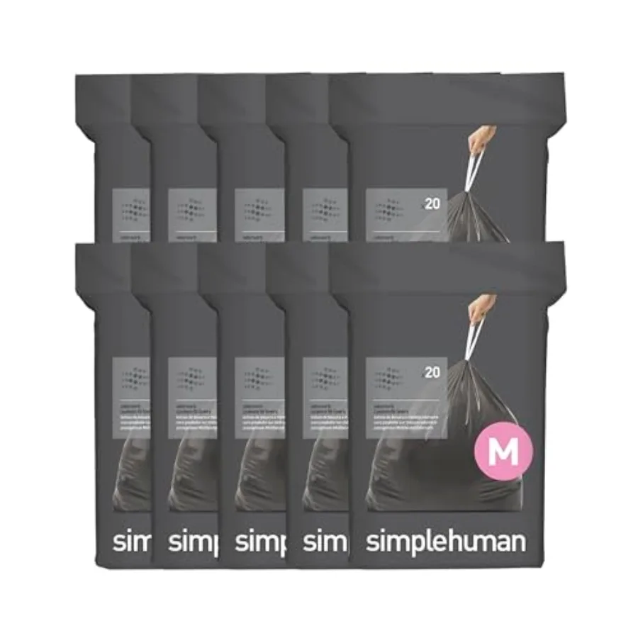 Code M Odorsorb® Custom Fit Liners, Drawstring Odor Absorbing Trash Bags, One-by-One Mess-Free Dispense, Extra Thick and Double
Code M Odorsorb® Custom Fit Liners, Drawstring Odor Absorbing Trash Bags, One-by-One Mess-Free Dispense, Extra Thick and Double