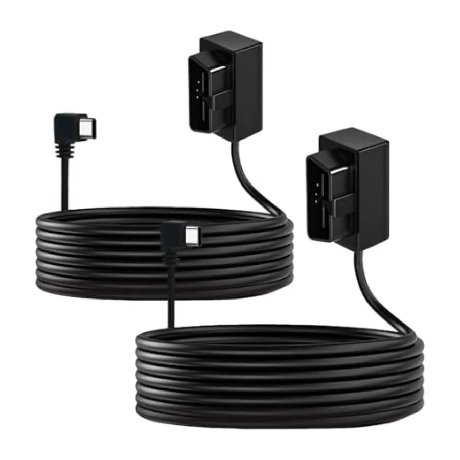 2Pcs Dash Cam Hardwire Kit OBD Power Cable for Dash Camera USB Type C Adapter Hardwire Charger Cable for Dashcam with Low Volta
2Pcs Dash Cam Hardwire Kit OBD Power Cable for Dash Camera USB Type C Adapter Hardwire Charger Cable for Dashcam with Low Volta