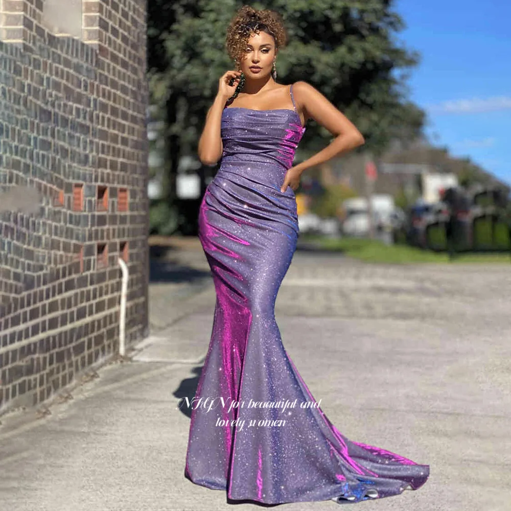 NFYN Purple Prom Dress Shiny Evening Dresses for Women Spaghetti Strap Pleat Celebrity Gala Dresses Customized
NFYN Purple Prom Dress Shiny Evening Dresses for Women Spaghetti Strap Pleat Celebrity Gala Dresses Customized