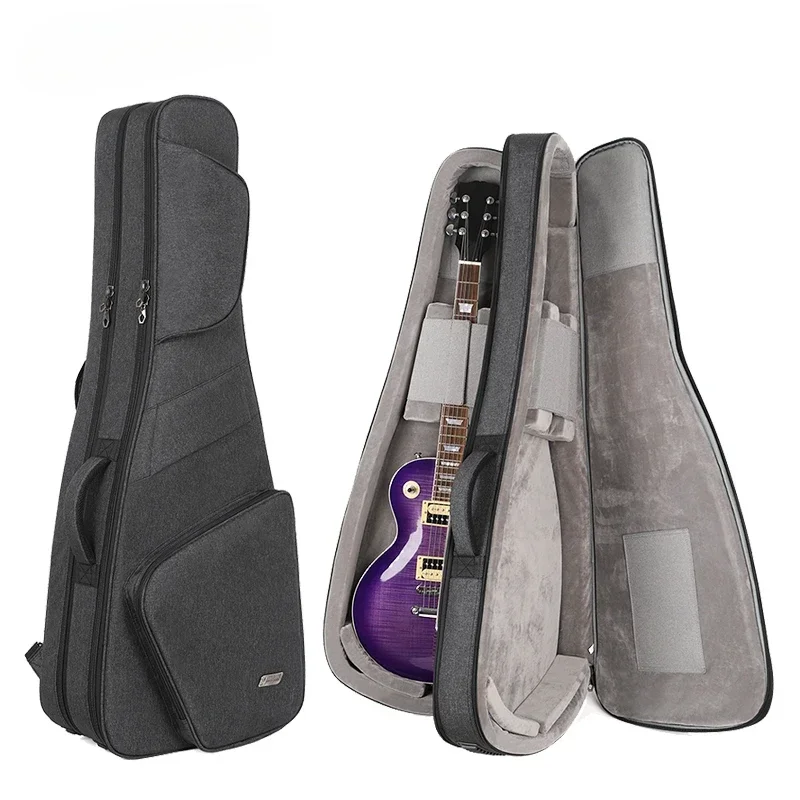 Double Electric Guitar Bag Soft Case Interior Designed To Hold 2 Guitars for Electric Guitar Gig Bag
Double Electric Guitar Bag Soft Case Interior Designed To Hold 2 Guitars for Electric Guitar Gig Bag