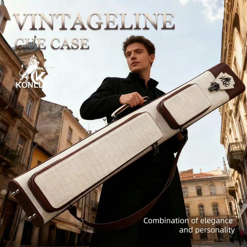 Konllen Cue Case Bag 2Butts 4Shafts Hard 2x4 Pool Case Billiard Stick Carrying Case Billiard Accessories
Konllen Cue Case Bag 2Butts 4Shafts Hard 2x4 Pool Case Billiard Stick Carrying Case Billiard Accessories