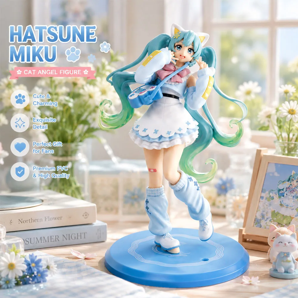 Hatsune Miku Cat Angel Figure 19cm Cute Anime PVC Collectible with Hair Perfect Gift Cute Hatsune Miku Fancy Collectible
Hatsune Miku Cat Angel Figure 19cm Cute Anime PVC Collectible with Hair Perfect Gift Cute Hatsune Miku Fancy Collectible