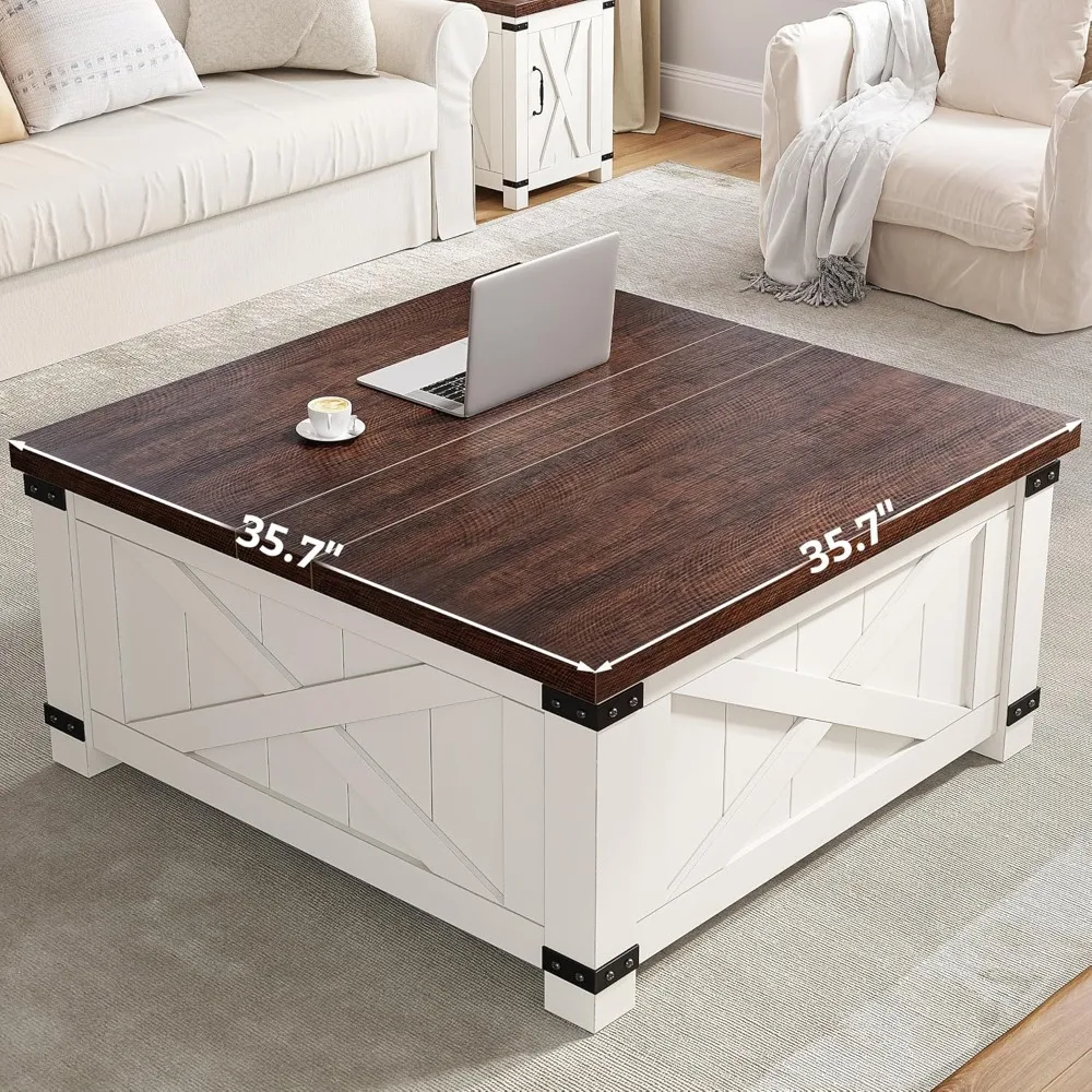 Большой квадратный стол мощностью 35,7 дюйма для гостиной, журнальные столики с откидной подъемной столешницей, белый в деревенском стиле, журнальный столик в фермерском доме с местом для хранения
Большой квадратный стол мощностью 35,7 дюйма для гостиной, журнальные столики с откидной подъемной столешницей, белый в деревенском стиле, журнальный столик в фермерском доме с местом для хранения