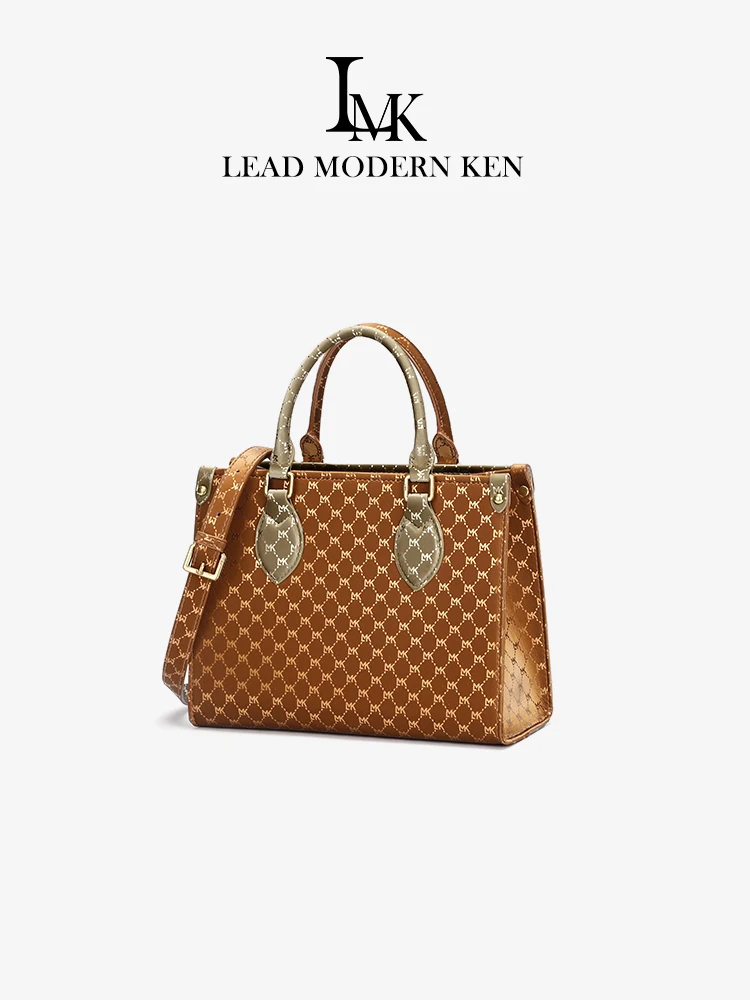 LMK double-color women's handbag, large-capacity commuter bag, light luxury niche tote bag
LMK double-color women's handbag, large-capacity commuter bag, light luxury niche tote bag
