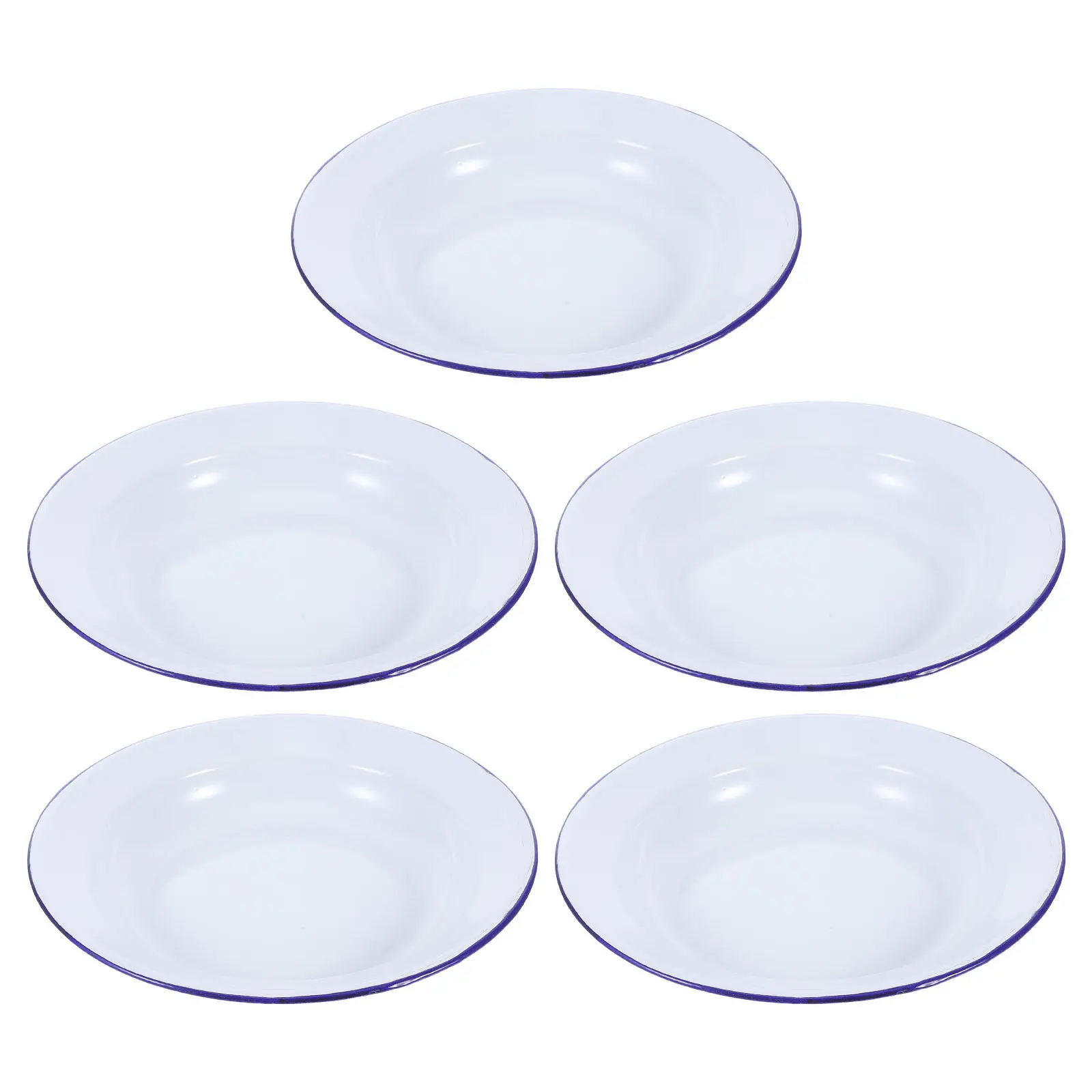 5Pcs Vintage Round Enamel Hot Pot Plates White Rim for Serving Appetizers Snacks Salads Cheesecake Pizza Fruit Enamel
5Pcs Vintage Round Enamel Hot Pot Plates White Rim for Serving Appetizers Snacks Salads Cheesecake Pizza Fruit Enamel