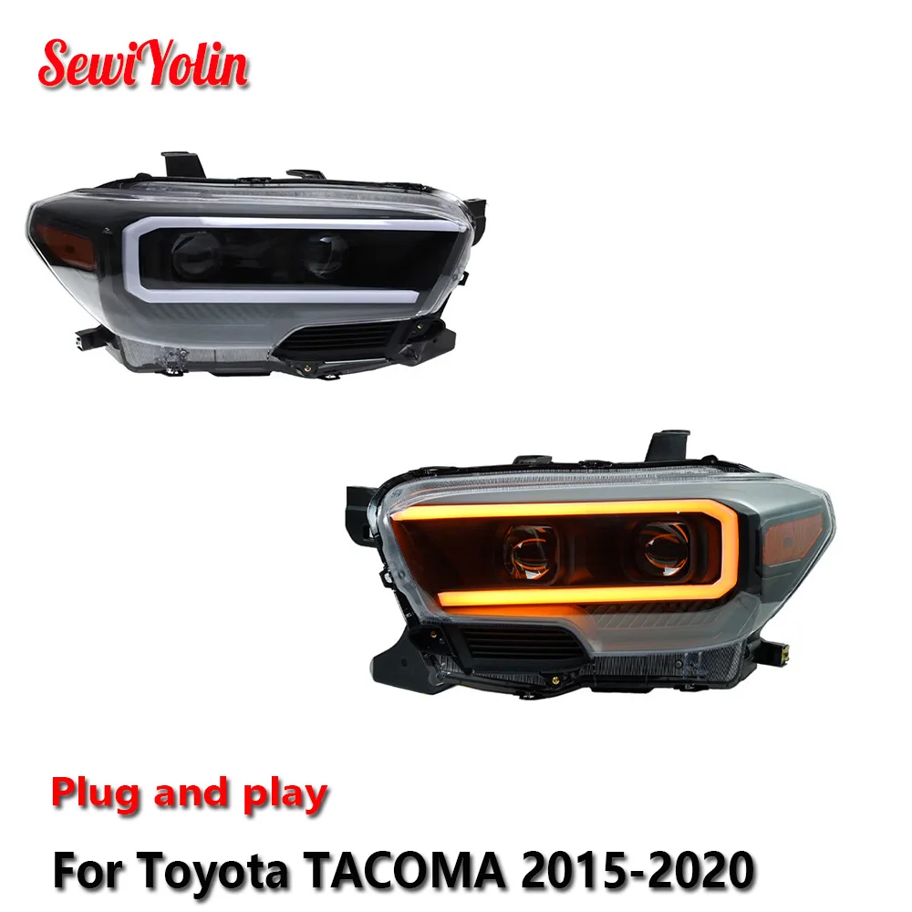 Автомобильные светодиодные фары в сборе для Toyota TACOMA 2015-2020, автоматические противотуманные фары DRL, стоп-сигнал, указатель поворота Plug and Play
Автомобильные светодиодные фары в сборе для Toyota TACOMA 2015-2020, автоматические противотуманные фары DRL, стоп-сигнал, указатель поворота Plug and Play