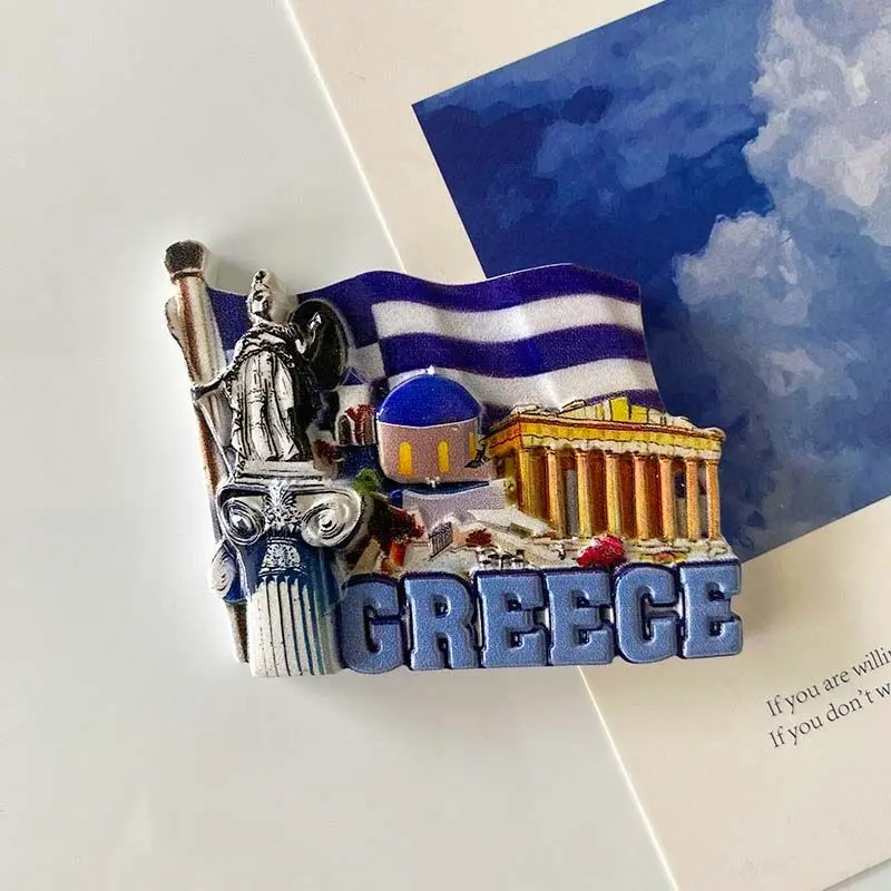 Famous Greek Architectural Landmarks National Flag Cultural and Creative Home Decorations3dPainted Refrigerator Magnet Travel So
Famous Greek Architectural Landmarks National Flag Cultural and Creative Home Decorations3dPainted Refrigerator Magnet Travel So