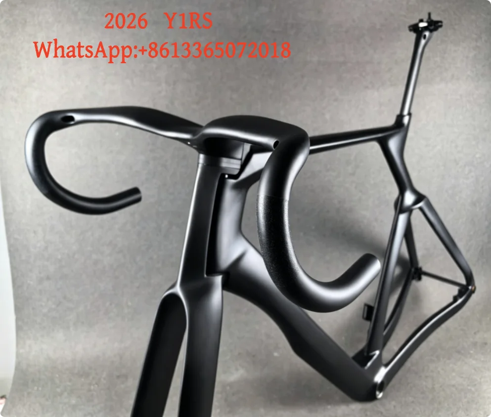 High-quality Y1RS T1100 Carbon Frame black Bicycle Frameset Compatible Di2 Matte Finish
High-quality Y1RS T1100 Carbon Frame black Bicycle Frameset Compatible Di2 Matte Finish