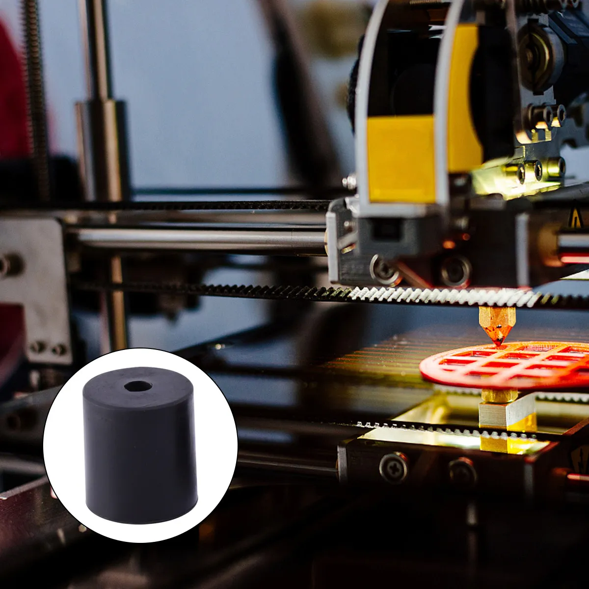 Комплект из 4 силиконовых колонок для 3D-принтера, антипригарные, термостойкие, для выравнивания подогреваемой платформы, черные
Комплект из 4 силиконовых колонок для 3D-принтера, антипригарные, термостойкие, для выравнивания подогреваемой платформы, черные