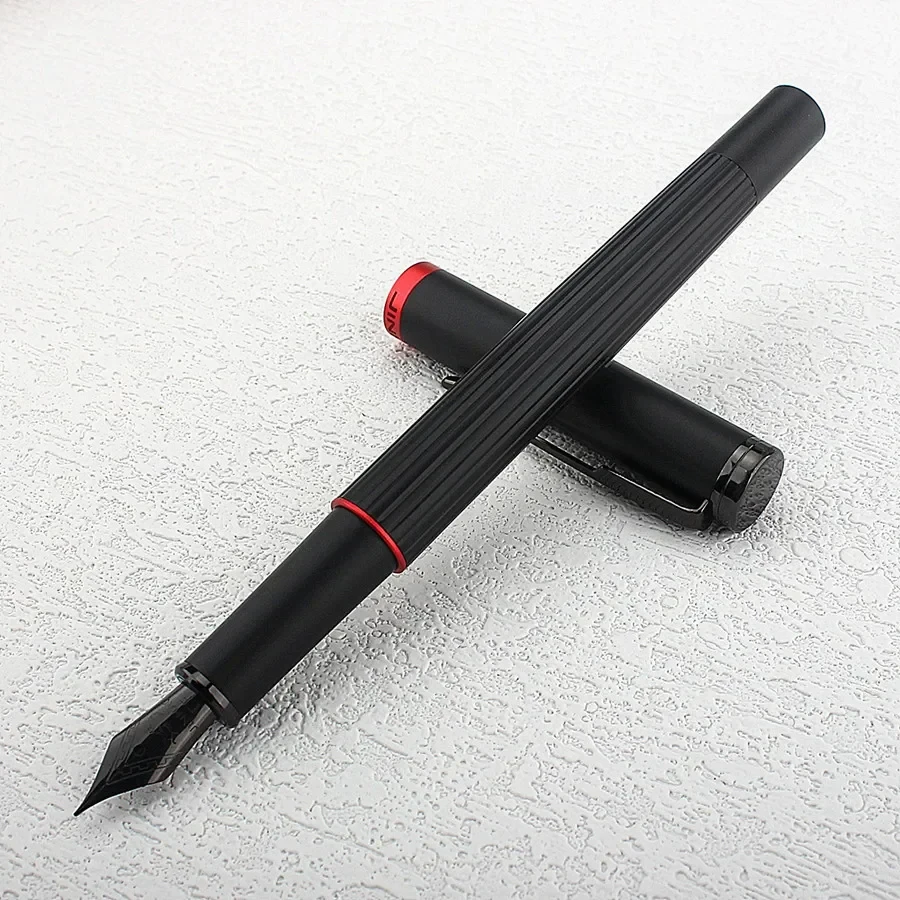 black JINHAO 35 Fountain Pen All Steel Luxury Quality EF/ F Nib Business Office Student School Writing Pen Stationery Supplies
black JINHAO 35 Fountain Pen All Steel Luxury Quality EF/ F Nib Business Office Student School Writing Pen Stationery Supplies