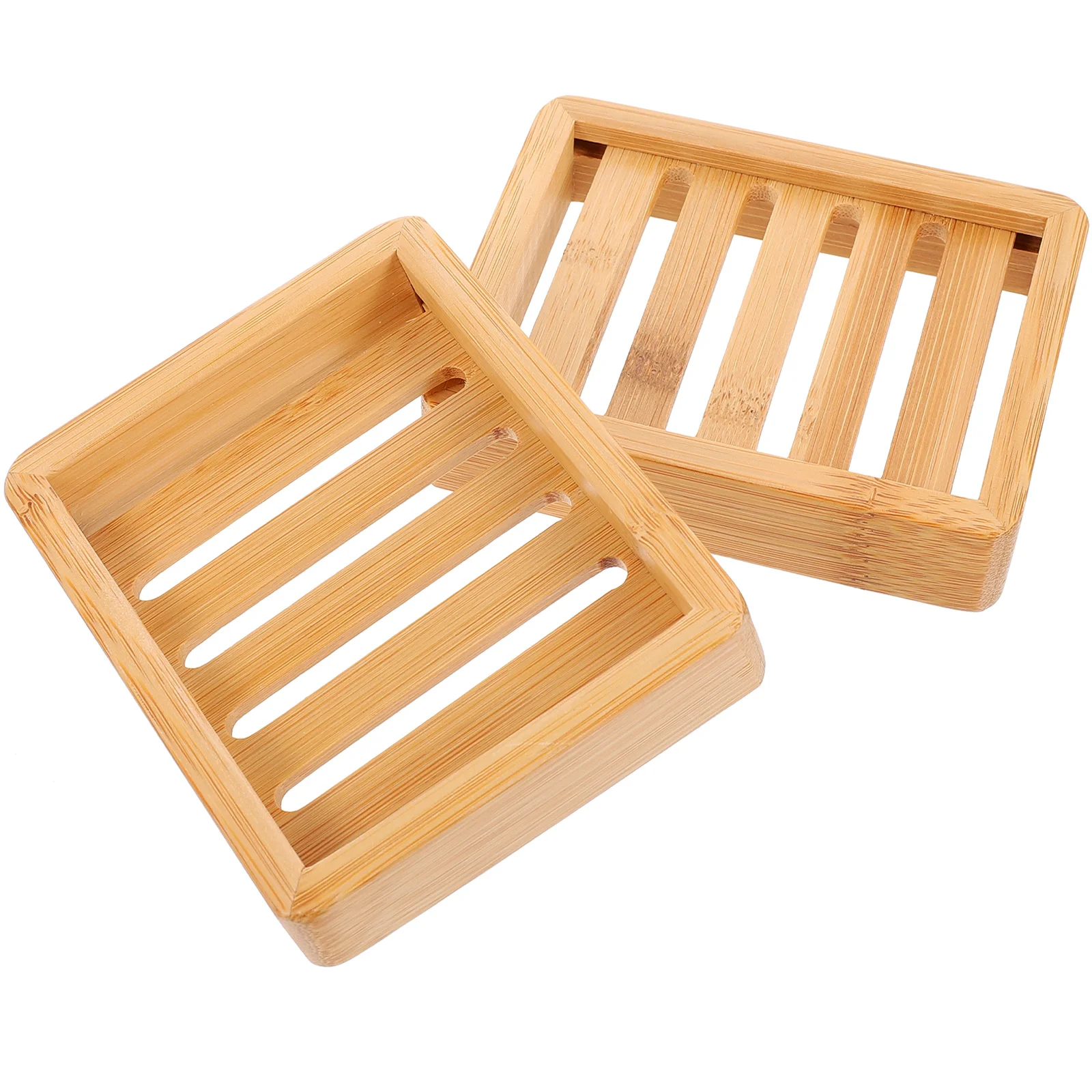 2 pcs Wooden Soap Box Eco Friendly Draining Rack Bathroom Soap Holder Sponge Tray Kitchen Sink Drain Non Punch Design
2 pcs Wooden Soap Box Eco Friendly Draining Rack Bathroom Soap Holder Sponge Tray Kitchen Sink Drain Non Punch Design