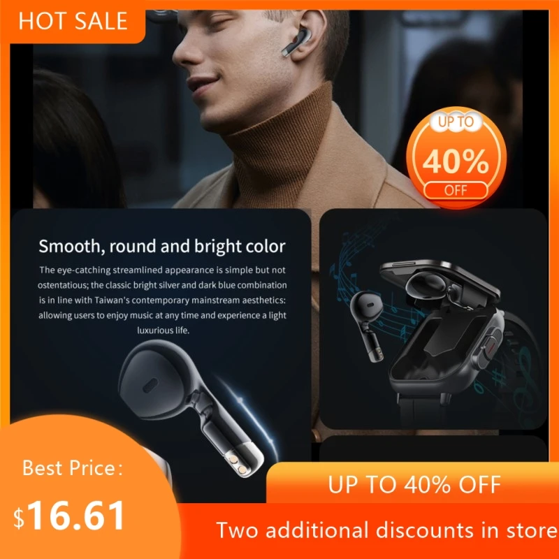 Echowear Smart Cross Border Hot Smart Watch Bluetooth Headset 2-in-1 Full Screen Touch Bluetooth Call Sports Watch In Stock 2026
Echowear Smart Cross Border Hot Smart Watch Bluetooth Headset 2-in-1 Full Screen Touch Bluetooth Call Sports Watch In Stock 2026