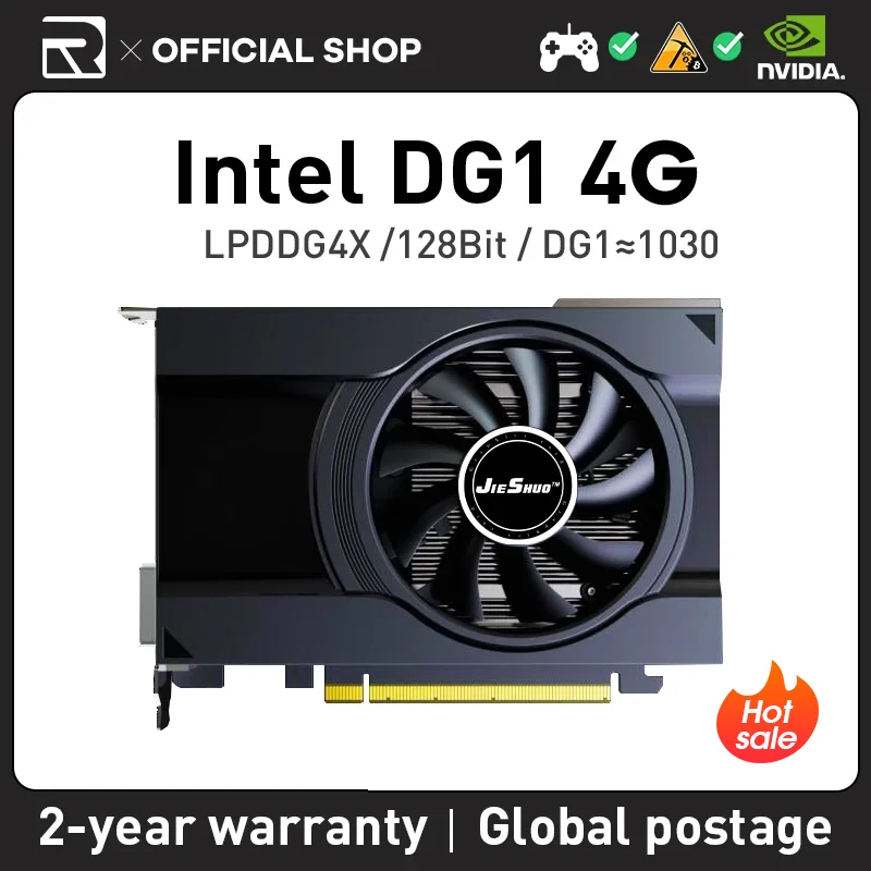 Видеокарта JIESHUO DG1 4 Гб, графический процессор LPDDR4X, графический процессор 128 бит, флуоресцентная карта 1 4g, подходит для настольных игр, офиса, KAS RVN CFX
Видеокарта JIESHUO DG1 4 Гб, графический процессор LPDDR4X, графический процессор 128 бит, флуоресцентная карта 1 4g, подходит для настольных игр, офиса, KAS RVN CFX