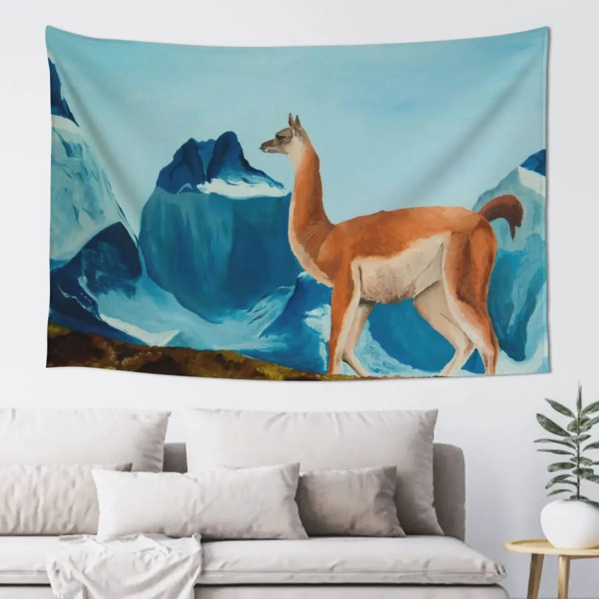 Guanaco South American Painting Tapestry Room Aesthetic Decor Home Decorations Decorative Wall Mural Hanging Wall Tapestry
Guanaco South American Painting Tapestry Room Aesthetic Decor Home Decorations Decorative Wall Mural Hanging Wall Tapestry