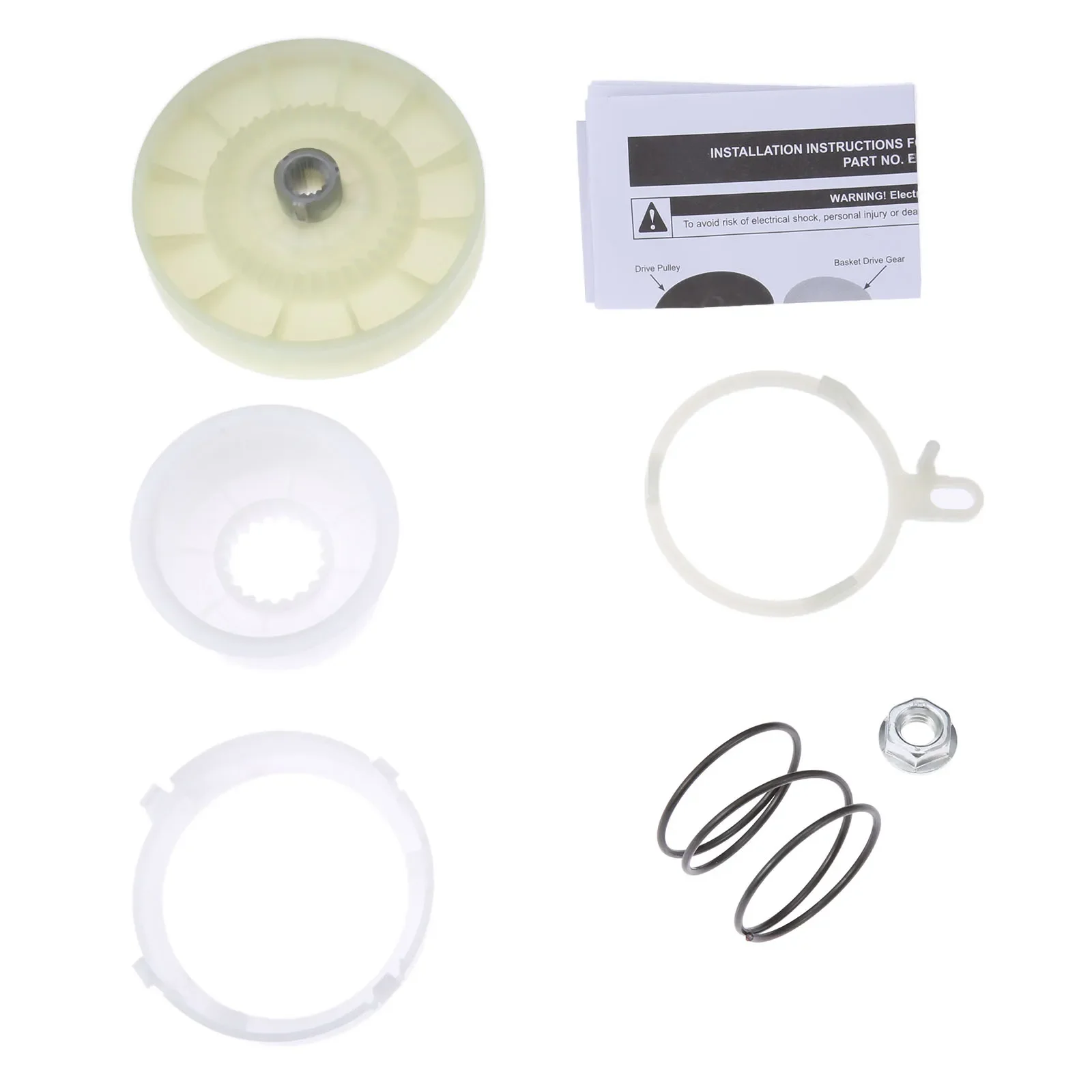 W10721967VP Washer Pulley Clutch Kit for Whirlpool Kenmore Maytag AP5951296 W10006356 W10315818 PS10057144 W10006352 W10326374
W10721967VP Washer Pulley Clutch Kit for Whirlpool Kenmore Maytag AP5951296 W10006356 W10315818 PS10057144 W10006352 W10326374