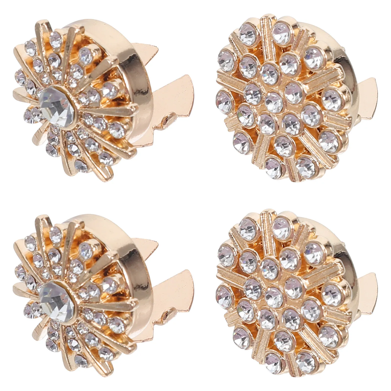 4Pcs Gold Rhinestone Button Covers Detachable Clip-on No Sew Cufflinks for Shirts Jackets Tuxedos Formal Party Accessories
4Pcs Gold Rhinestone Button Covers Detachable Clip-on No Sew Cufflinks for Shirts Jackets Tuxedos Formal Party Accessories