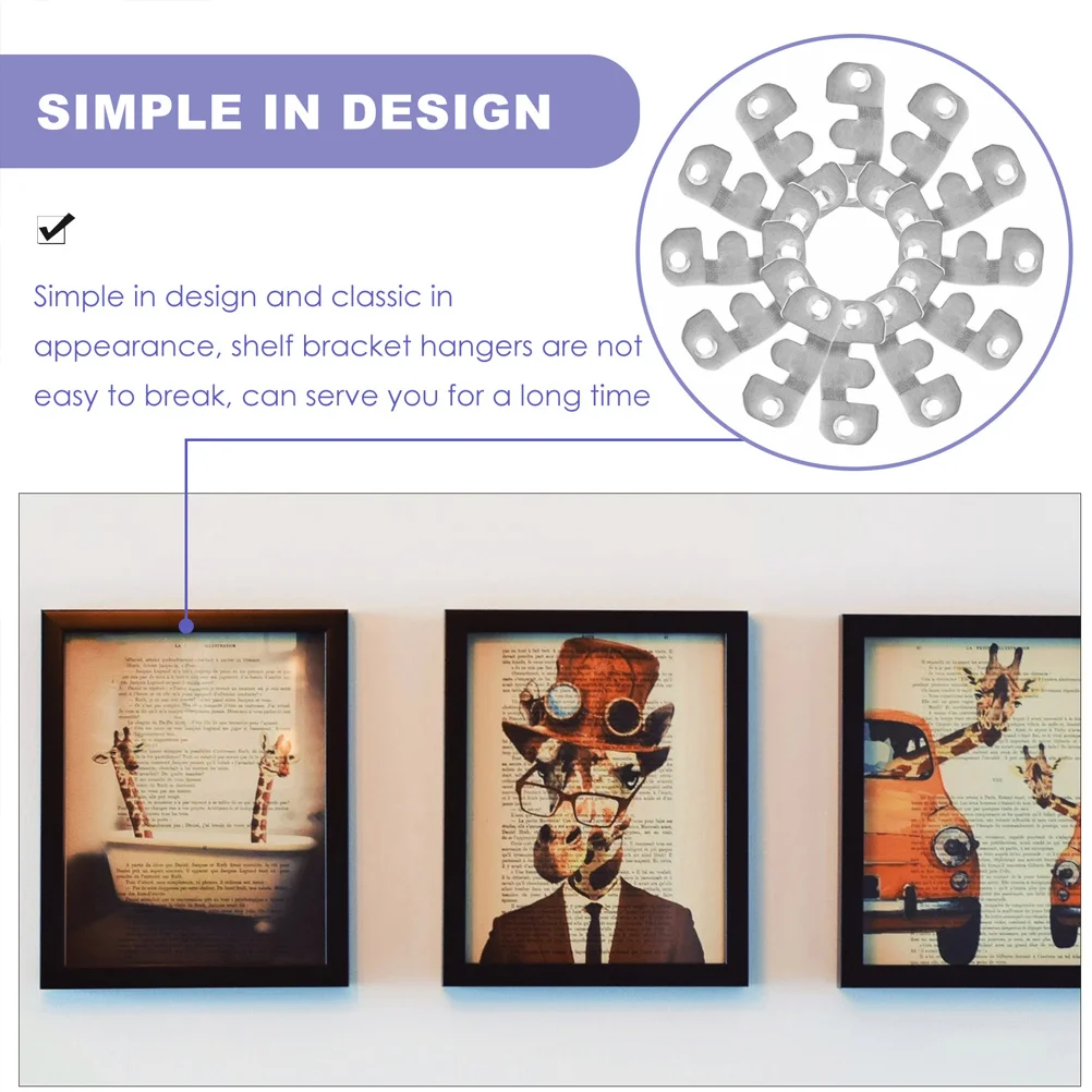 16Pcs Heavy Duty Mirror Frame Hanging Brackets Stainless Steel Black Flush Mount Picture Frame Clips Interlocking Wall Mount 
16Pcs Heavy Duty Mirror Frame Hanging Brackets Stainless Steel Black Flush Mount Picture Frame Clips Interlocking Wall Mount