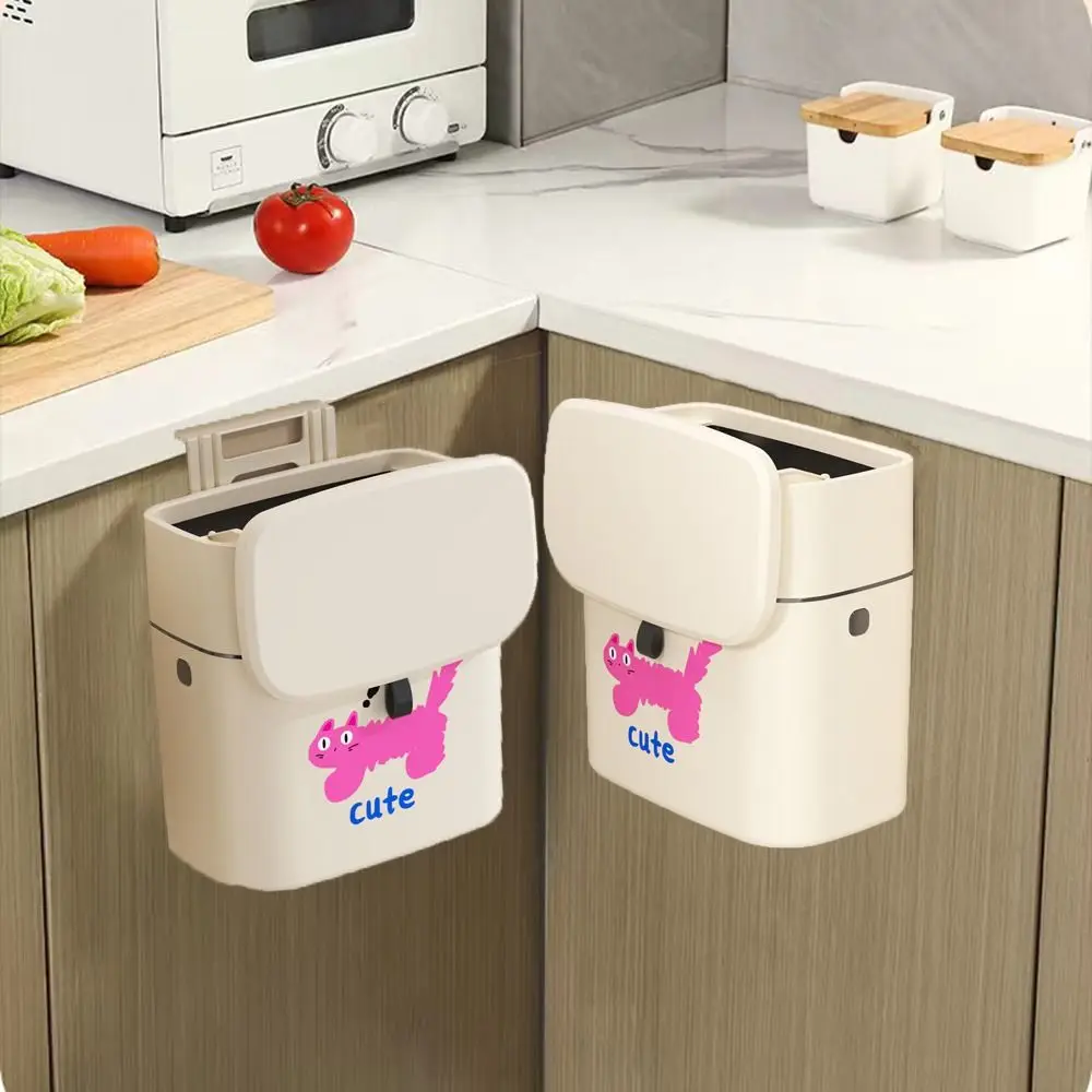 Plastic Wall Mounted Trash Can Flip-Top Punch Free Waste Storage Bucket with Lid Large Capacity Garbage Container Cabinet
Plastic Wall Mounted Trash Can Flip-Top Punch Free Waste Storage Bucket with Lid Large Capacity Garbage Container Cabinet