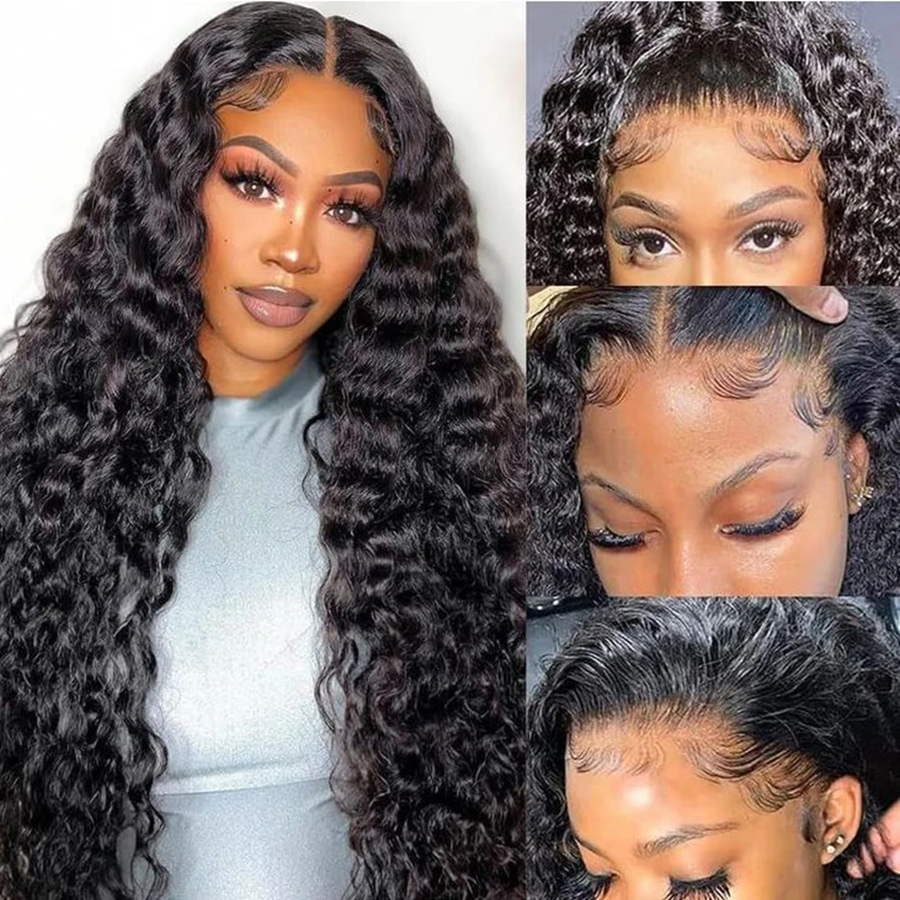 Water Wave HD Glueless 13x4 Lace Frontal Wig Brazilian 13x6 Curly Lace Front Human Hair Wigs For Black Women Pre Plucked
Water Wave HD Glueless 13x4 Lace Frontal Wig Brazilian 13x6 Curly Lace Front Human Hair Wigs For Black Women Pre Plucked