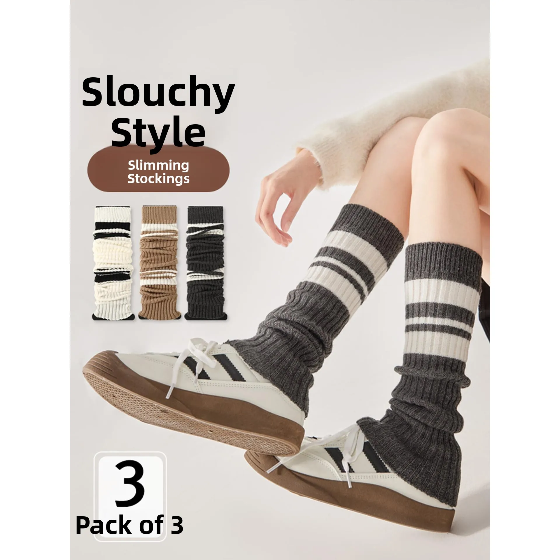 Women's Mid-Calf Striped Knitted Sos ey Warm Slimming College Sle Autumn Winter Leggings Flng Blue Valley Brand
Women's Mid-Calf Striped Knitted Sos ey Warm Slimming College Sle Autumn Winter Leggings Flng Blue Valley Brand