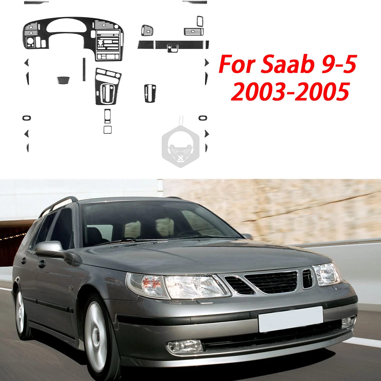 Center Radio AC CD Shift Storage Air Outlet Panel for Saab 9-5 2003-2005 Car Accessories Interior Decorative Carbon Fiber Sticke
Center Radio AC CD Shift Storage Air Outlet Panel for Saab 9-5 2003-2005 Car Accessories Interior Decorative Carbon Fiber Sticke