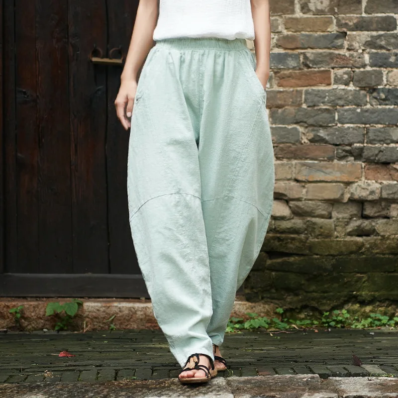 New arrival trendy cotton and linen women pants ramie casual pants female solid brand trousers girls pantalones broek
New arrival trendy cotton and linen women pants ramie casual pants female solid brand trousers girls pantalones broek