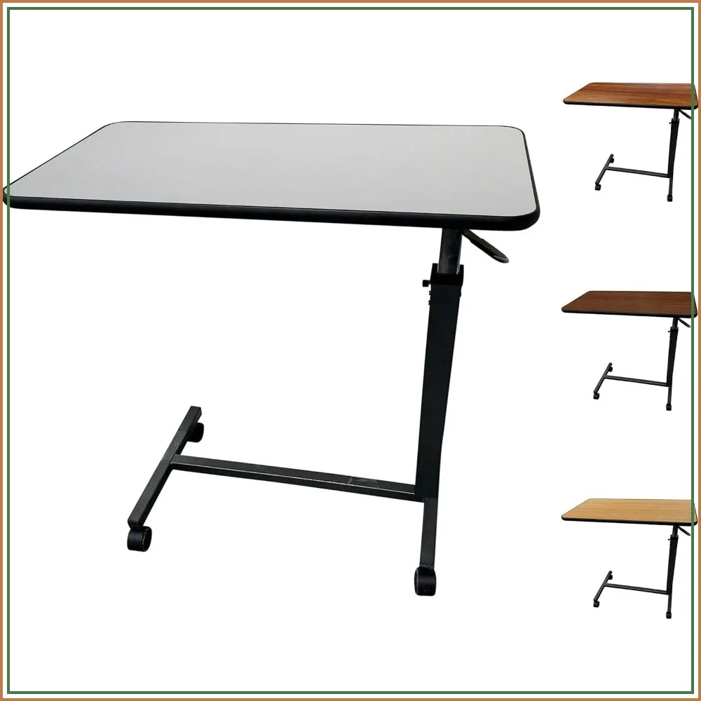 Adjustable Height Overbed Table with Wheels - Medical Rolling Table for Home and Hospital Use
Adjustable Height Overbed Table with Wheels - Medical Rolling Table for Home and Hospital Use