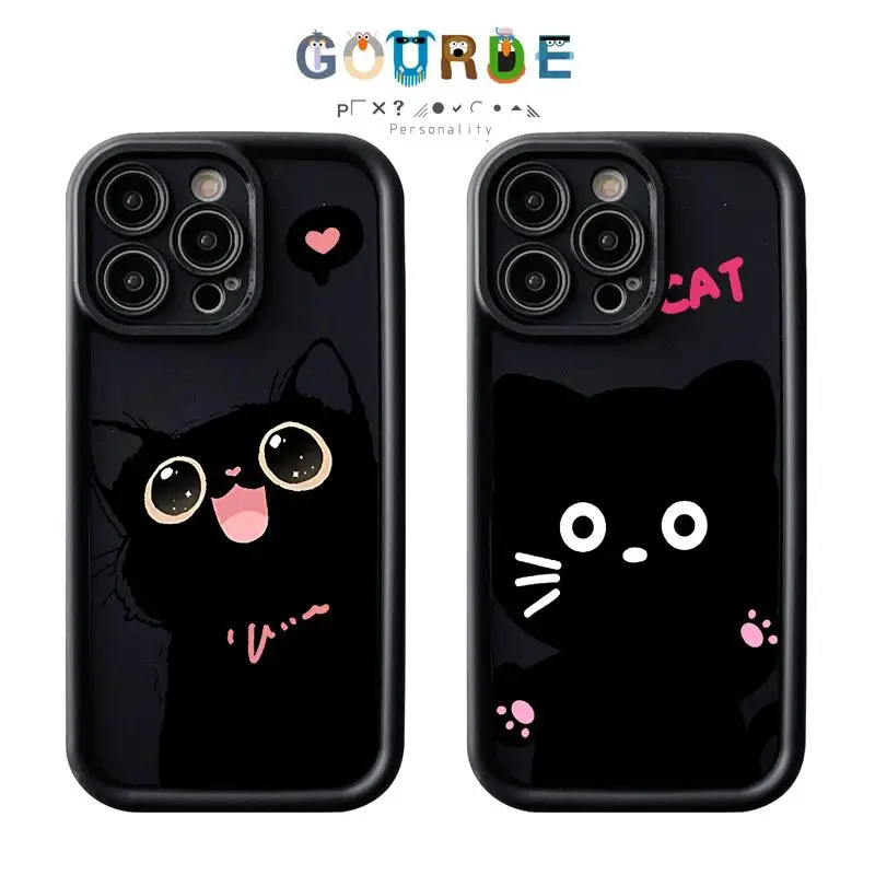 Gourde Cute Casing Cartoon Black Cat Pattern Phone Case for Iphone 15 14 12 13 11 Pro Max IP 7 8 Plus Iphon X XS XR Xs Max
Gourde Cute Casing Cartoon Black Cat Pattern Phone Case for Iphone 15 14 12 13 11 Pro Max IP 7 8 Plus Iphon X XS XR Xs Max