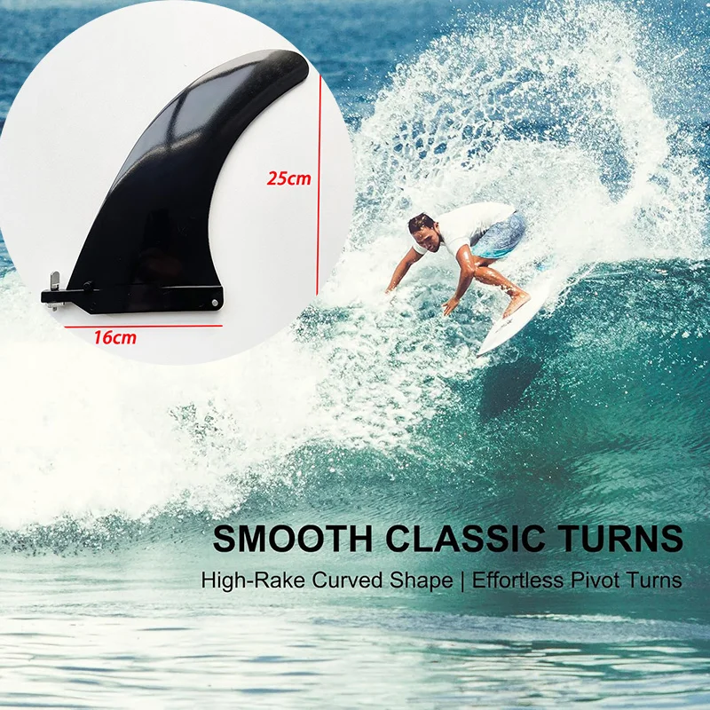 25cm SUP Center Fin Surf Fins with Base for Surfboard Surfing Accessories
25cm SUP Center Fin Surf Fins with Base for Surfboard Surfing Accessories