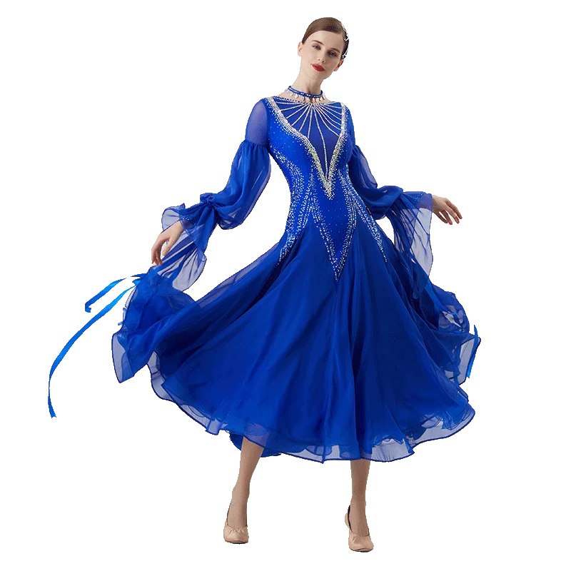 B-2298 New Women Modern Dance Rhinestone Color Diversity Dress Ballroom National Standard Waltz Competition Performance
B-2298 New Women Modern Dance Rhinestone Color Diversity Dress Ballroom National Standard Waltz Competition Performance