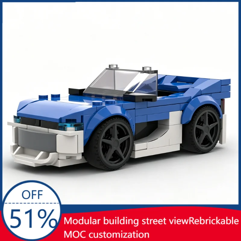 NEA 137PCS 6-Wide Speedster Sports Car Model Building Blocks Vehicle Custom Puzzle DIY Assembly Toy Gift for Kids Boys Birthday
NEA 137PCS 6-Wide Speedster Sports Car Model Building Blocks Vehicle Custom Puzzle DIY Assembly Toy Gift for Kids Boys Birthday