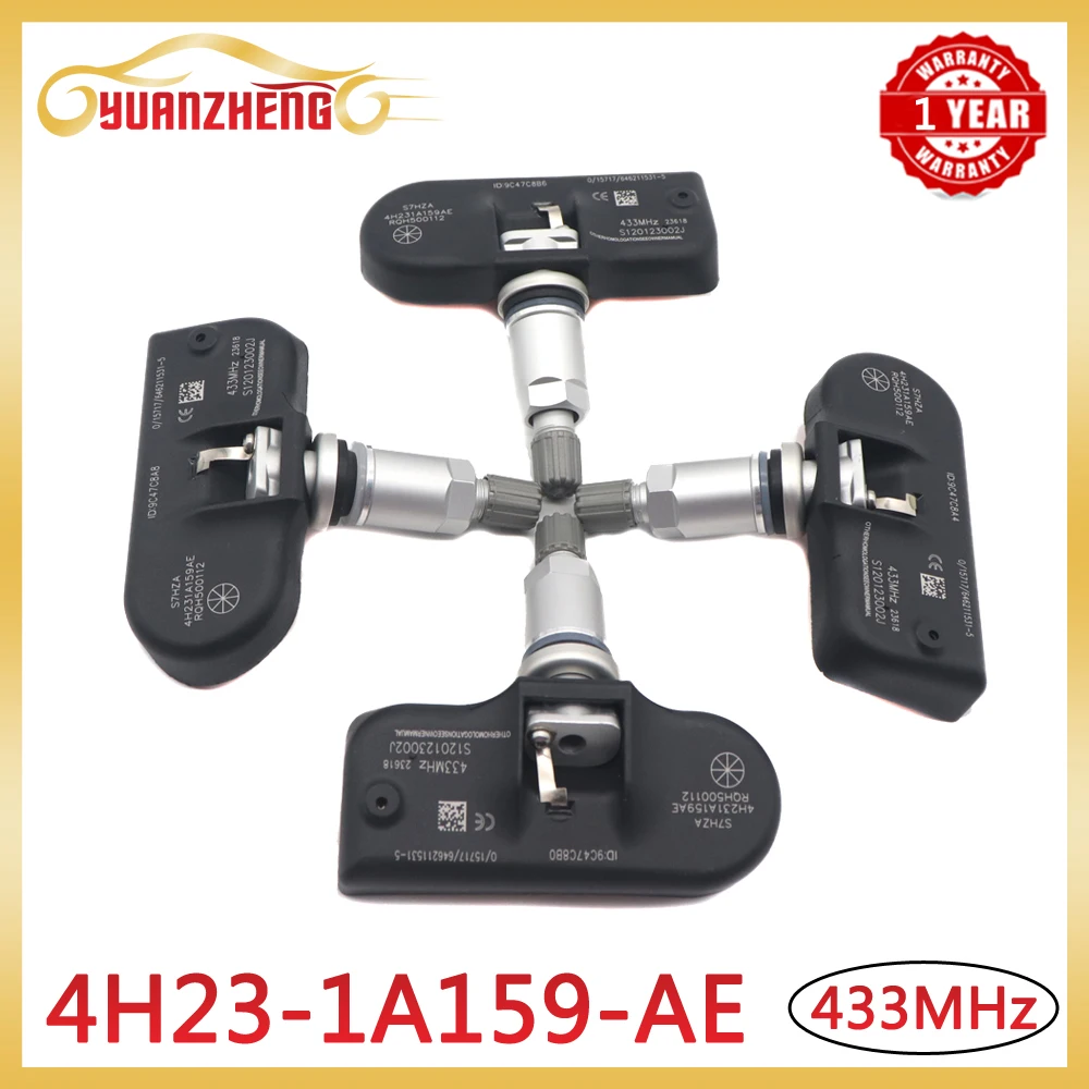 4H23-1A159-AE For S-Type Super V8 Vanden Plas X-Type XF XJ XK Vanden Plas Land Rover Range Rover Car TPMS Tire Pressure Sensor
4H23-1A159-AE For S-Type Super V8 Vanden Plas X-Type XF XJ XK Vanden Plas Land Rover Range Rover Car TPMS Tire Pressure Sensor