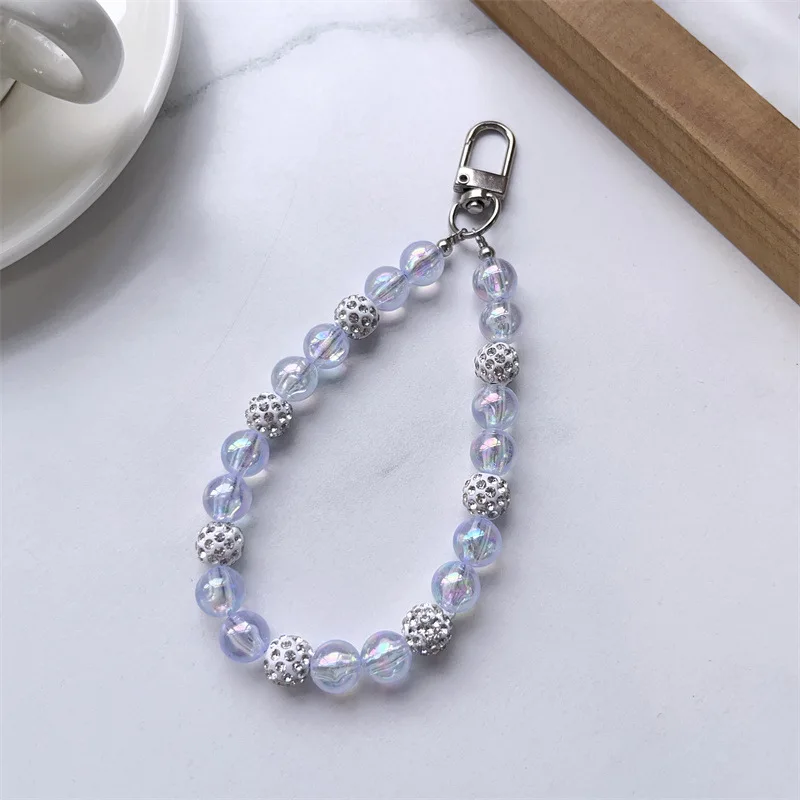 New Acrylic Beaded Pendant Rhinestone Ball Earphone Case Charm Girl Keychain Bag Ornament Accessory
New Acrylic Beaded Pendant Rhinestone Ball Earphone Case Charm Girl Keychain Bag Ornament Accessory