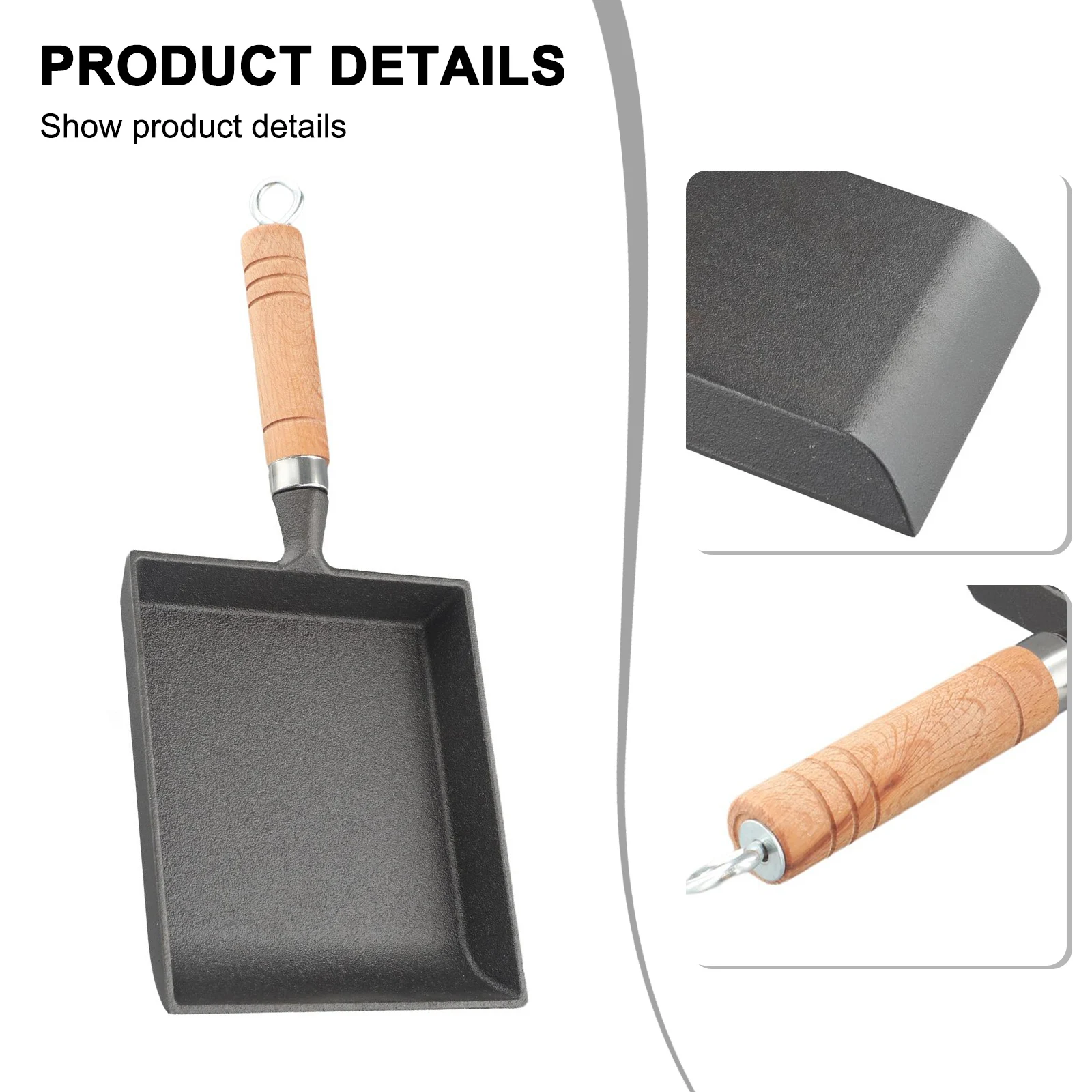 Stainless Steel Black Frying Tamagoyaki Omelette Cookware Non-slip With Handle Japanese Type Pot Kitchen Gadgets
Stainless Steel Black Frying Tamagoyaki Omelette Cookware Non-slip With Handle Japanese Type Pot Kitchen Gadgets