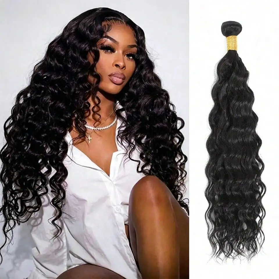 Human Hair Bundles Natural Color Loose Deep Wave Human Hair Bundles 100% Remy Peruvian Hair Weave 1/3/4 Hair Extensions Weft Hair Weave Bundles 24 26 28 30 Designed specifically for black women
Human Hair Bundles Natural Color Loose Deep Wave Human Hair Bundles 100% Remy Peruvian Hair Weave 1/3/4 Hair Extensions Weft Hair Weave Bundles 24 26 28 30 Designed specifically for black women
