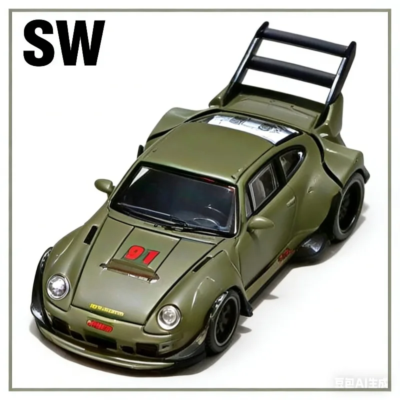 Модель автомобиля SW 1/64 RWB 993 из литого сплава, статическая, имитационная, для мальчиков, праздничный подарок, коллекционный предмет для взрослых, украшение.
Модель автомобиля SW 1/64 RWB 993 из литого сплава, статическая, имитационная, для мальчиков, праздничный подарок, коллекционный предмет для взрослых, украшение.