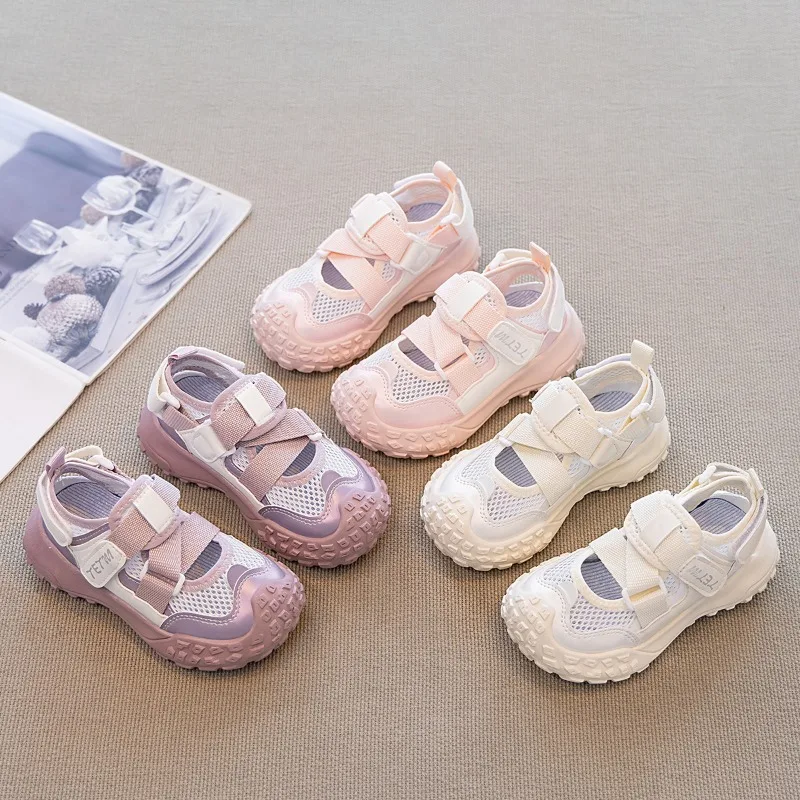 Girls Sports Sandals Summer Kids Breathable Mesh Shoes New Hollow Mesh Casual Shoes Children Closed Toe Shoes Summer Lightweigh
Girls Sports Sandals Summer Kids Breathable Mesh Shoes New Hollow Mesh Casual Shoes Children Closed Toe Shoes Summer Lightweigh