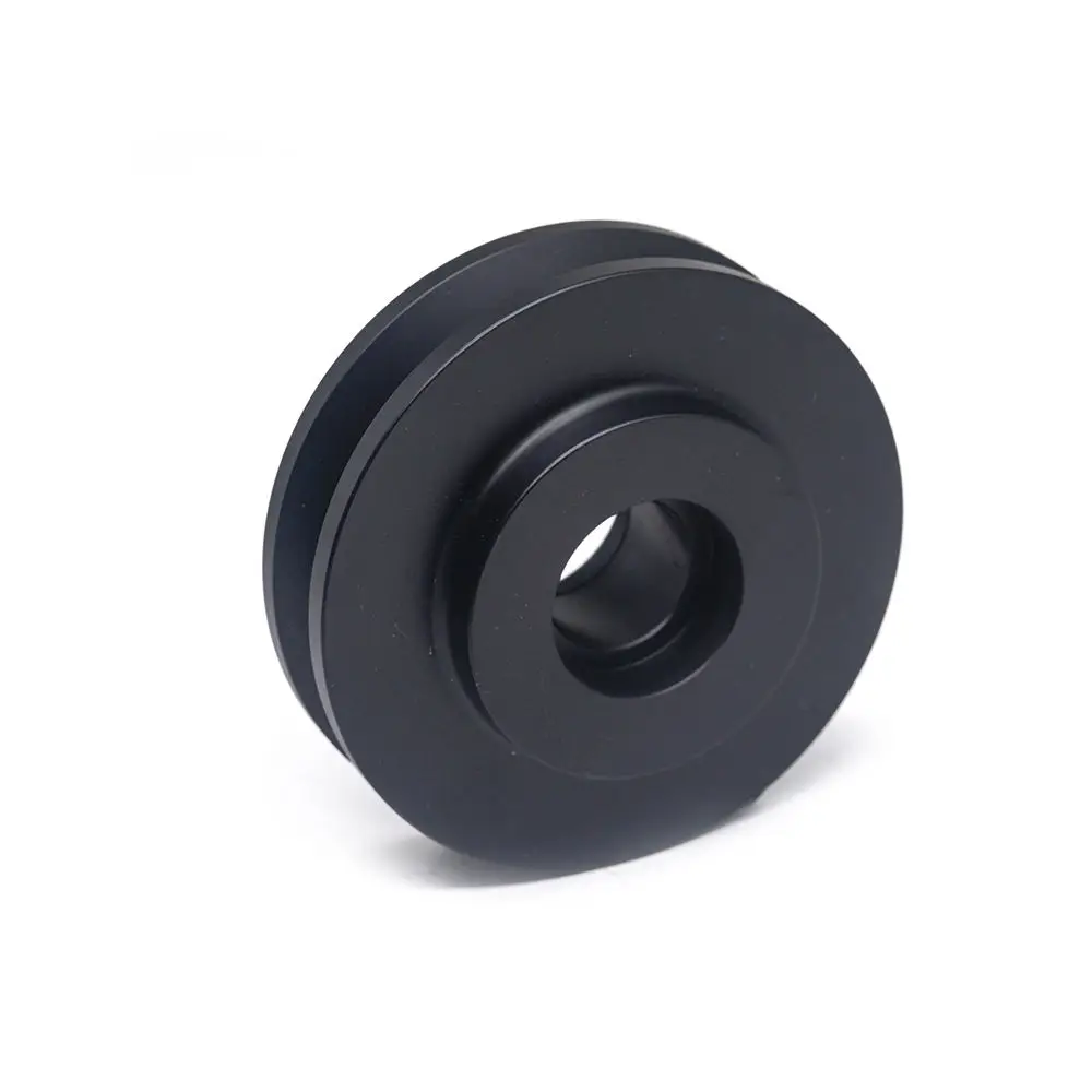 Professional Hardware Manufacturer Custom CNC Machining Anodized Black Aluminum Pulley Custom Metal Parts
Professional Hardware Manufacturer Custom CNC Machining Anodized Black Aluminum Pulley Custom Metal Parts
