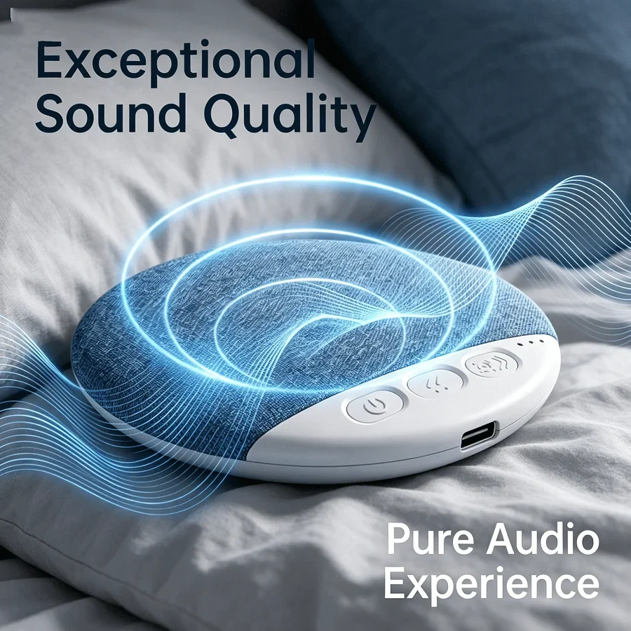 Under-Pillow Speaker - Mini Wireless Sleep Aid With Stereo Bass, White Noise, Volume Control, TF Card Support, And Auto-Shutdown
Under-Pillow Speaker - Mini Wireless Sleep Aid With Stereo Bass, White Noise, Volume Control, TF Card Support, And Auto-Shutdown