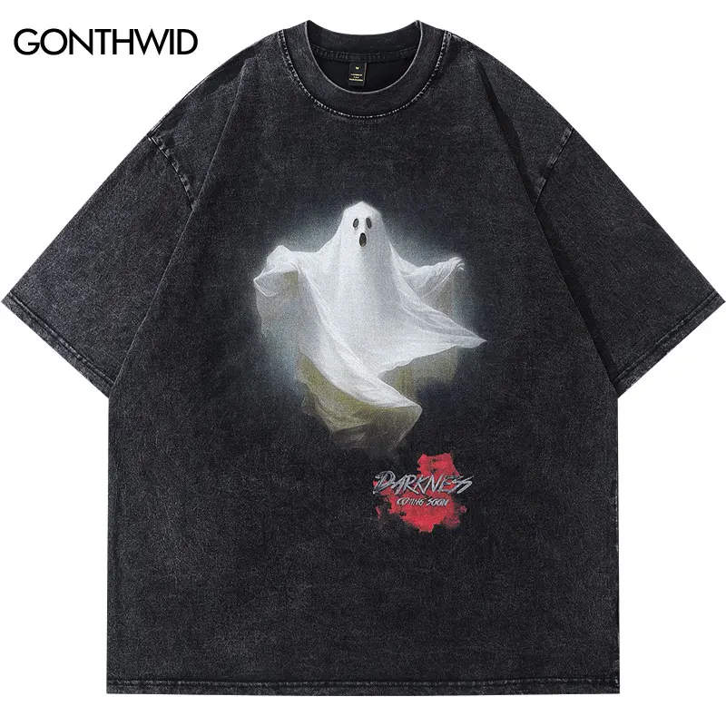 Vintage Streetwear T-Shirt Hip Hop Ghost Devil Graphic Print Punk Gothic Tshirt 2023 Harajuku Fashion Washed Oversized Tee Tops
Vintage Streetwear T-Shirt Hip Hop Ghost Devil Graphic Print Punk Gothic Tshirt 2023 Harajuku Fashion Washed Oversized Tee Tops