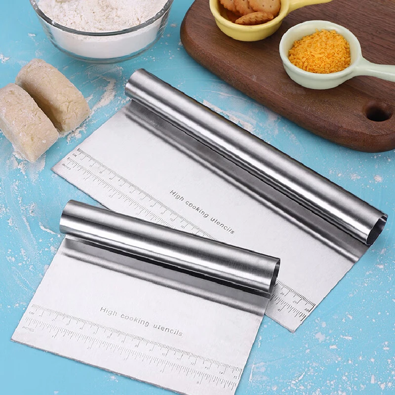 6"/8" Stainless Steel Cake Scraper DIY Dough Pastry Spatulas Buttercream Edge Smoother Cake Decorating Tools Baking accessories
6"/8" Stainless Steel Cake Scraper DIY Dough Pastry Spatulas Buttercream Edge Smoother Cake Decorating Tools Baking accessories