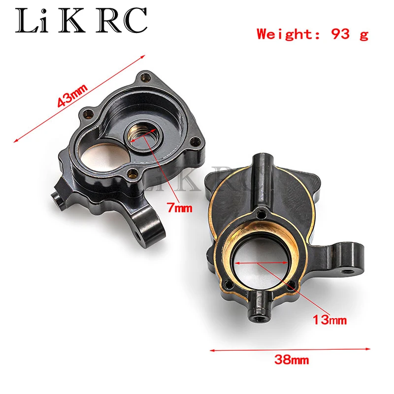 RGT 1/10 86190 Brass front steering cup Cover RC Remote Control Model Car Upgrade Parts Cover Accessories
RGT 1/10 86190 Brass front steering cup Cover RC Remote Control Model Car Upgrade Parts Cover Accessories