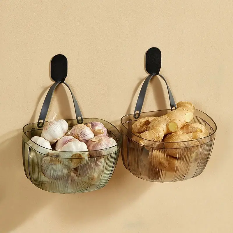Onion and Garlic Storage Basket, Garlic Head Wall Hanging Basket in The Kitchen, Vegetable Basket Hanging on The Wall 
Onion and Garlic Storage Basket, Garlic Head Wall Hanging Basket in The Kitchen, Vegetable Basket Hanging on The Wall