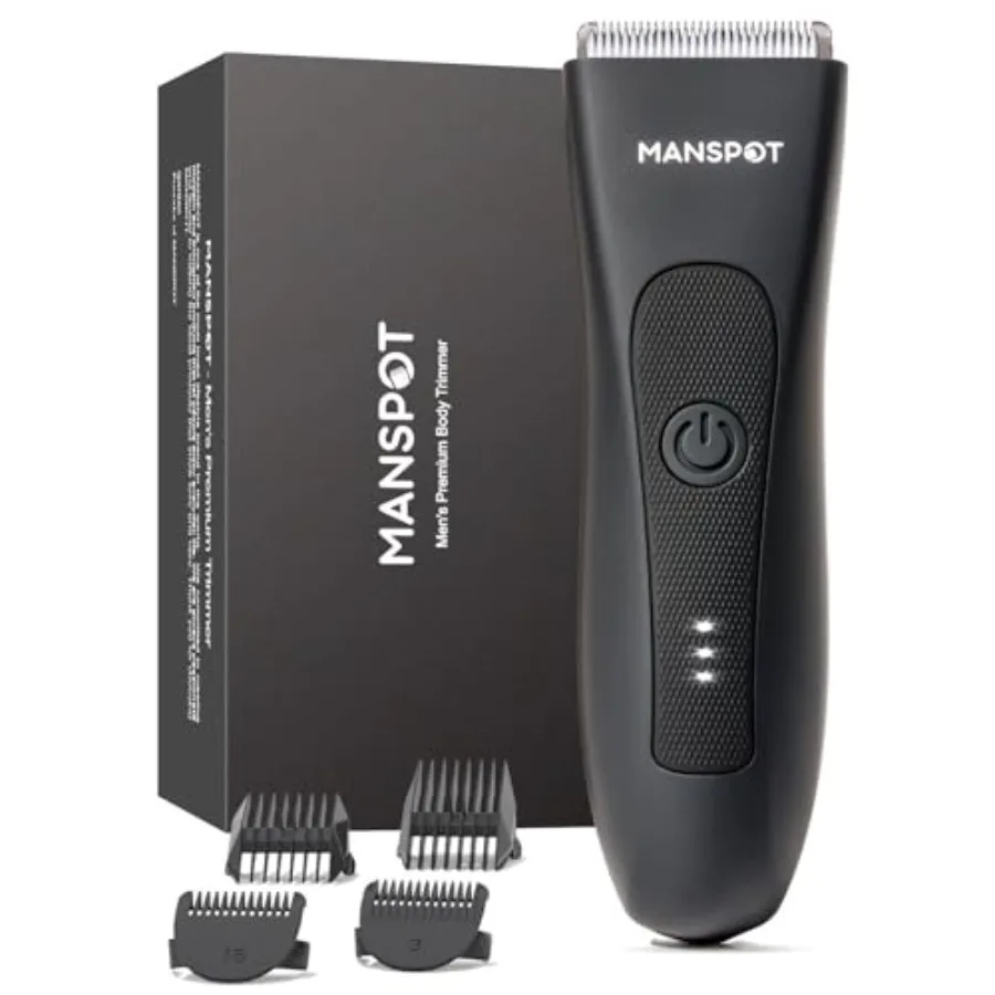 Manscape Groin and Body Hair Trimmer for Men, Electric Ball Pubic Trimmer Shaver, Manscape Kit with 4 Guard, Replaceable Cerami
Manscape Groin and Body Hair Trimmer for Men, Electric Ball Pubic Trimmer Shaver, Manscape Kit with 4 Guard, Replaceable Cerami