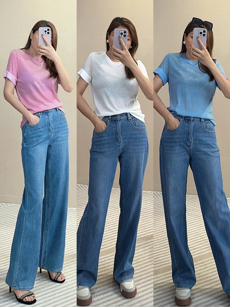 Летний женский тонкий шерстяной трикотажный свитер Tangmi Home: модный повседневный топ с круглым вырезом
Летний женский тонкий шерстяной трикотажный свитер Tangmi Home: модный повседневный топ с круглым вырезом